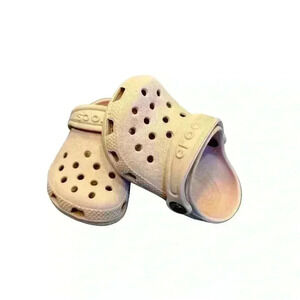 Crocs Toddler Classic Clog Light Pink Size 2/3 Casual Shoes